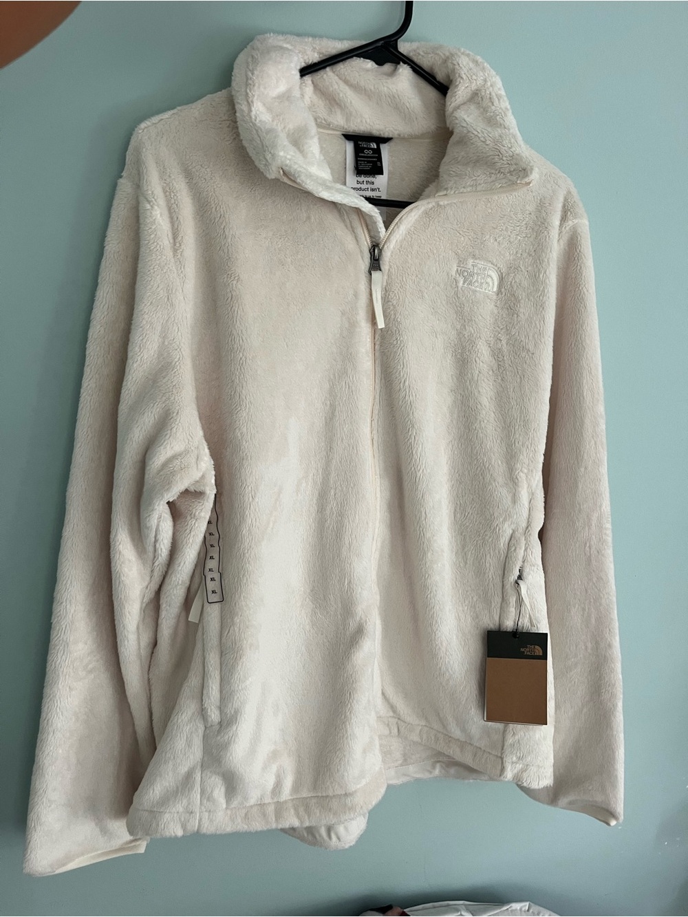The North Face Cream Fleece Full-Zip Jacket - Picture 4 of 9